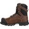 Georgia Boot Rumbler, Men's Composite Toe 8 Inch Work Boot, Black/Brown, 13, W, GB00285 GB00285 - alternate 5